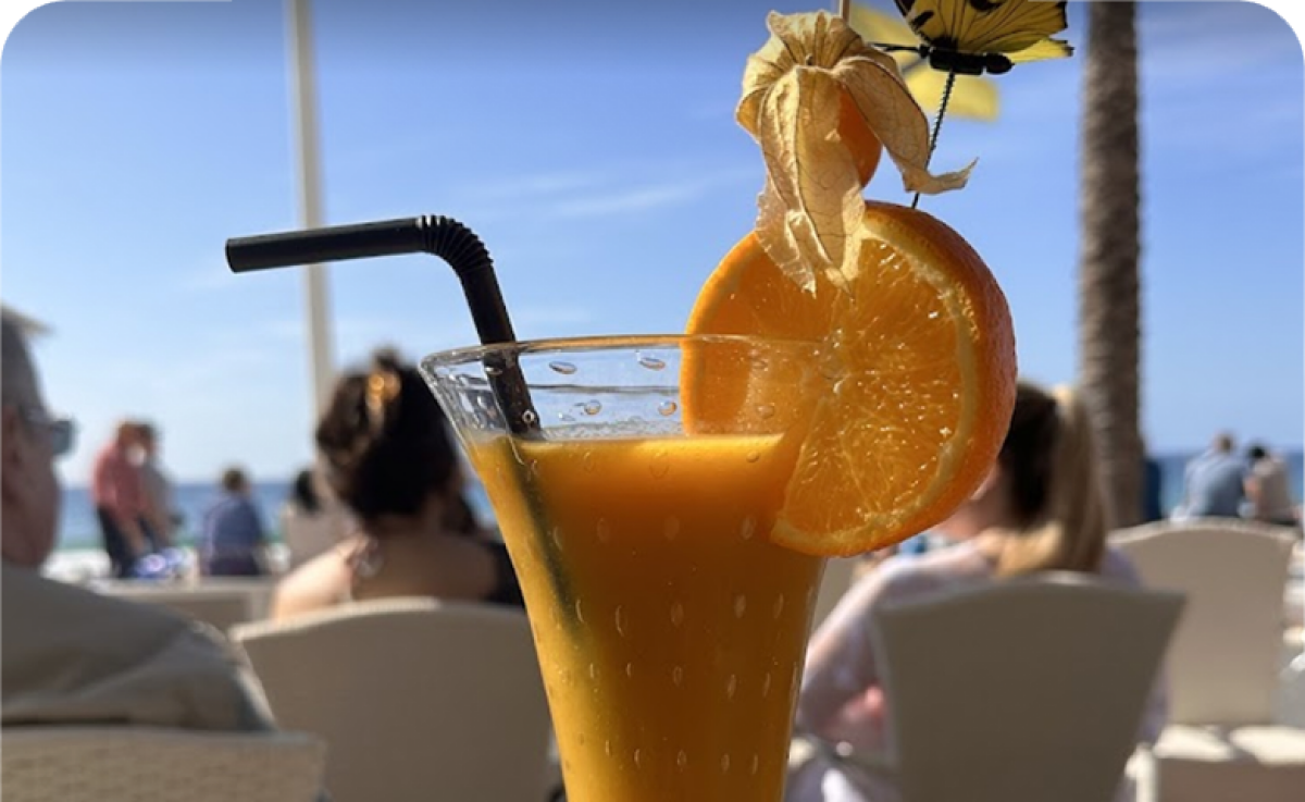 Fantásticos cocktails con vistas al mar