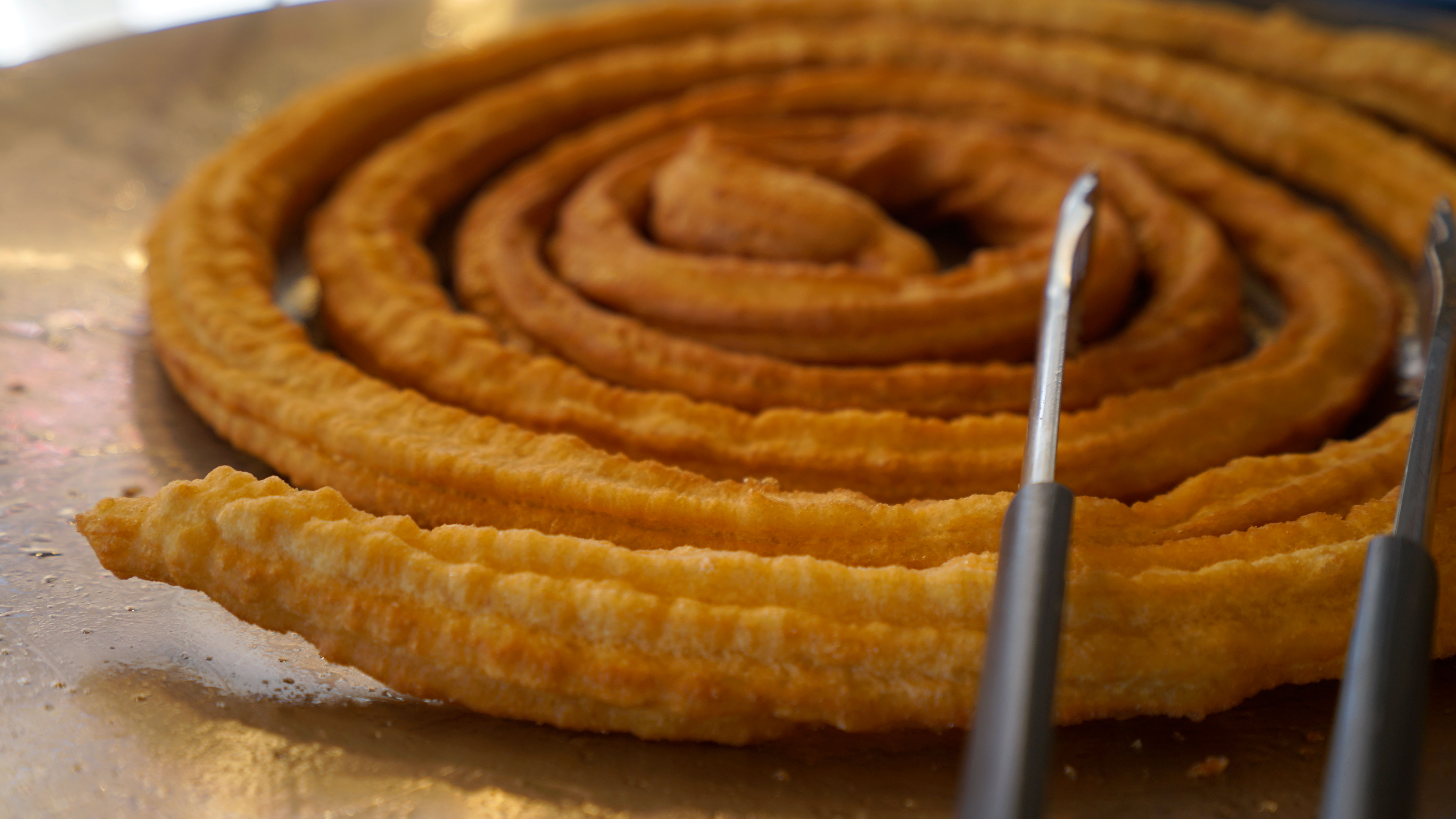 Churros y chocolate